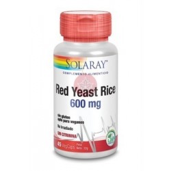 SOLARAY RED YEAST RICE (LEVADURA ROJA) - 45 VEGCAPS