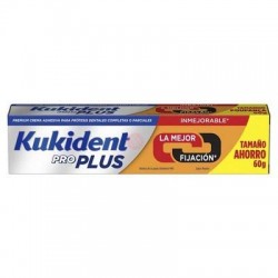 KUKIDENT PRO PLUS FIRMEZA AL MASTICAR SIN SABOR CREMA ADHESIVA 60 G