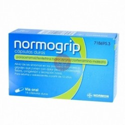 NORMOGRIP 14 CAPSULAS