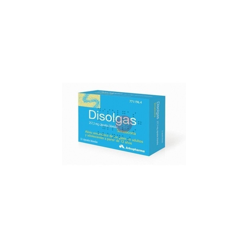 DISOLGAS 257,5 mg 32 CAPSULAS BLANDAS