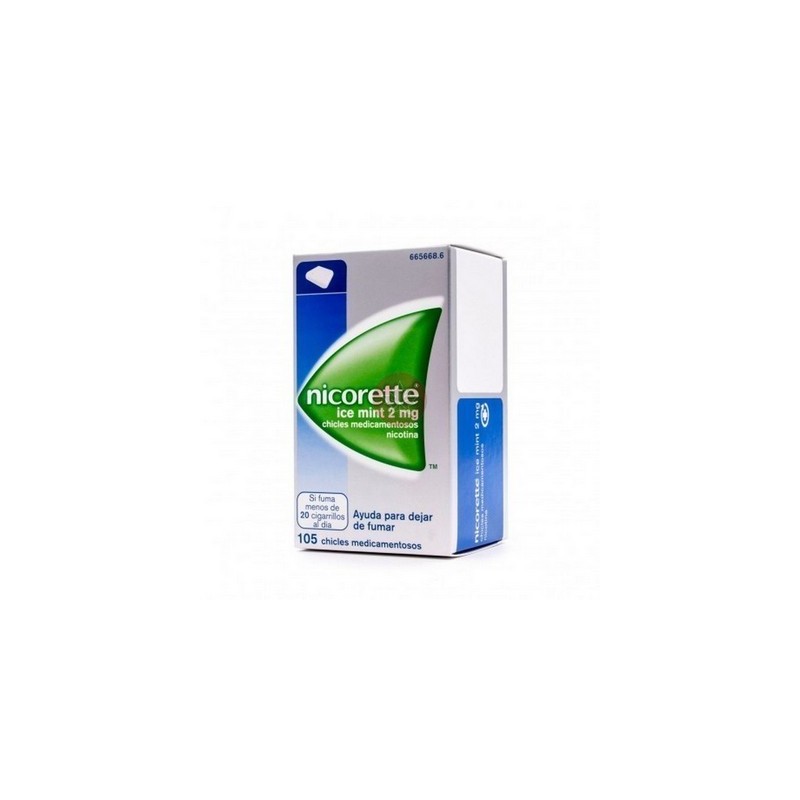 NICORETTE ICE MINT 2 mg 105 CHICLES MEDICAMENTOS