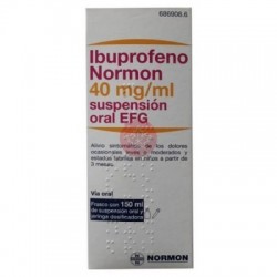 IBUPROFENO NORMON EFG 40 mg/ml SUSPENSION ORAL 1